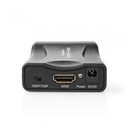 HDMI™-Converter | Scart Female | HDMI™ Output | 1-weg | 1080p | 1.2 Gbps | ABS | Zwart