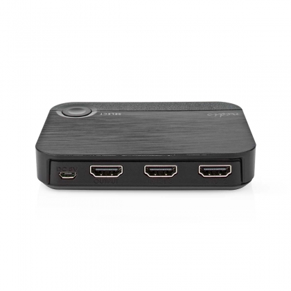 HDMI™-Converter | 1x USB-C™ / 2x HDMI™ Input | 1x HDMI™ Output | 1-weg | 4K@60Hz | 18 Gbps | ABS | Antraciet