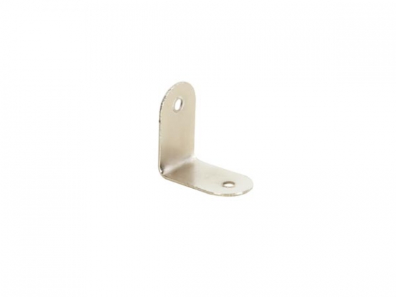 BESCHERMING VOOR LUIDSPREKERBEHUIZING - WIT METAAL - 19 x 32 mm x 90° - 10 st. per verpakking