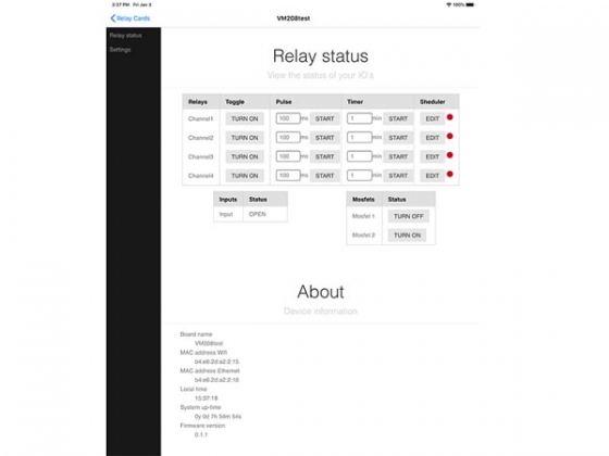 WLAN RELAISKAART VOOR DIN-RAIL-MONTAGE