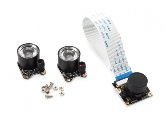 CAMERAMODULE MET 2 IR-LEDS VOOR RASPBERRY PI®