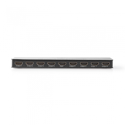 HDMI™-Splitter | 8-Poorts poort(en) | HDMI™ Input | 8x HDMI™ Output | 4K@60Hz | 18 Gbps | Metaal | Antraciet