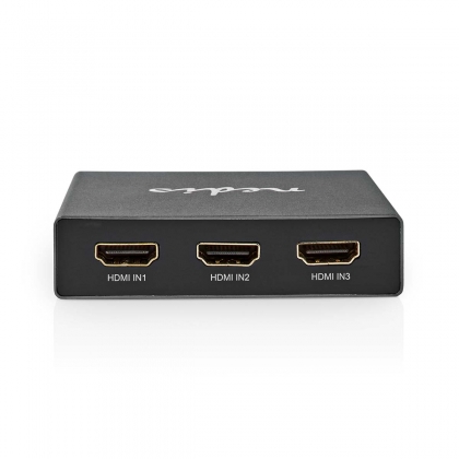 HDMI™-Switch | 3 poort(en) | 3x HDMI™ Input | HDMI™ Output | 8K@60Hz | 45 Gbps | Afstandbestuurbaar | Aluminium | Antraciet