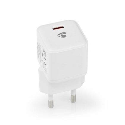 Oplader | 20 W | Snellaad functie | 1.67 / 2.22 / 3.0 A | Outputs: 1 | USB-C™ | Automatische Voltage Selectie | Wit