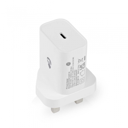 Oplader | 20 W | Snellaad functie | 1.67 / 2.22 / 3.0 A | Outputs: 1 | USB-C™ | Automatische Voltage Selectie