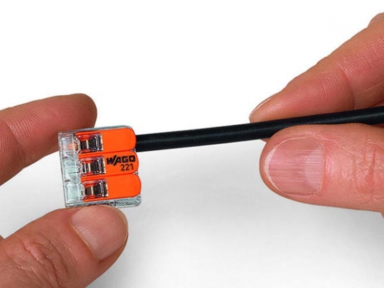 COMPACT SPLICING CONNECTOR 5 x 0,2 - 4 mm² VOOR ALLE DRAADTYPEN - 8 st.