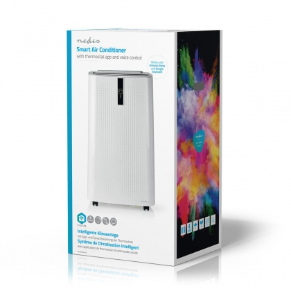 SmartLife 3-in-1 Airconditioner | Wi-Fi | 12000 BTU | 100 m³ | Ontvochtiging | Android™ / IOS | Energieklasse: A | 3 Snelheden | 65 dB | Wit