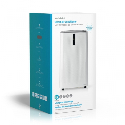 SmartLife 3-in-1 Airconditioner | Wi-Fi | 12000 BTU | 100 m³ | Ontvochtiging | Android™ / IOS | Energieklasse: A | 3 Snelheden | 65 dB | Wit