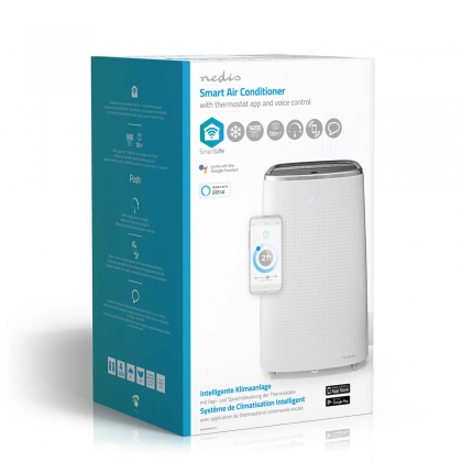 SmartLife 3-in-1 Airconditioner | Wi-Fi | 14000 BTU | 120 m³ | Ontvochtiging | Android™ / IOS | Energieklasse: A | 3 Snelheden | 65 dB | Wit