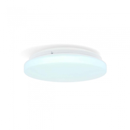 SmartLife Plafondlamp | Wi-Fi | RGB / Warm tot Koel Wit | Rond | Diameter: 260 mm | 1820 lm | 2700 - 6500 K | IP44 | Energieklasse: F | Android™ / IOS