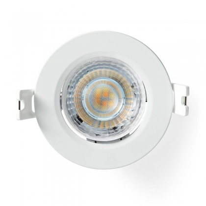 SmartLife Plafondlamp | Wi-Fi | Warm tot Koel Wit | Rond | Diameter: 52 mm | 360 lm | 2700 - 6500 K | IP20 | Energieklasse: F | Android™ / IOS