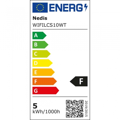 SmartLife Plafondlamp | Wi-Fi | Warm tot Koel Wit | Rond | Diameter: 52 mm | 360 lm | 2700 - 6500 K | IP20 | Energieklasse: F | Android™ / IOS