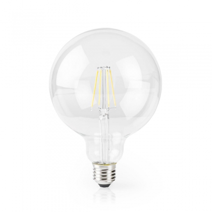 SmartLife LED Filamentlamp | Wi-Fi | E27 | 500 lm | 5 W | Warm Wit | 2700 K | Glas | Android™ / IOS | G125 | 1 Stuks