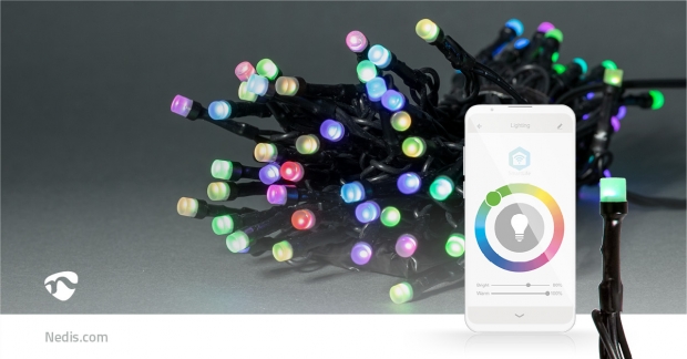 SmartLife-kerstverlichting | Koord | Wi-Fi | RGB | 42 LED's | 5.00 m | Android™ / IOS