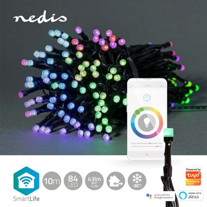 SmartLife-kerstverlichting | Koord | Wi-Fi | RGB | 84 LED's | 10.0 m | Android™ / IOS