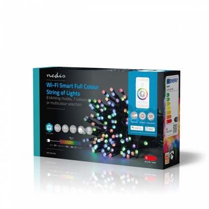 SmartLife-kerstverlichting | Koord | Wi-Fi | RGB | 84 LED's | 10.0 m | Android™ / IOS