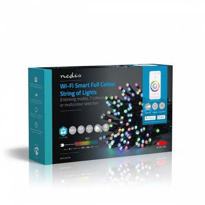 SmartLife-kerstverlichting | Koord | Wi-Fi | RGB | 84 LED's | 10.0 m | Android™ / IOS