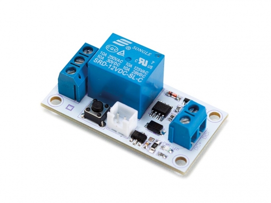 BISTABIELE RELAISMODULE MET AANRAAKSCHAKELAAR - 1 KANAAL - 12 V