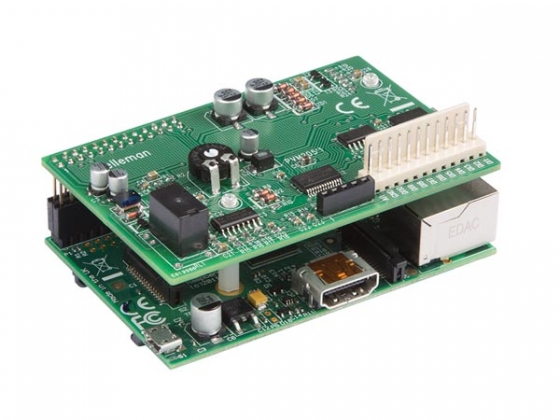 Oscilloscoop en Logic Analyzer Shield voor Raspberry Pi