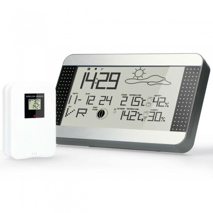 Weerstation met draadloze sensor Silver