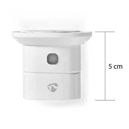 SmartLife CO Detector | Zigbee 3.0 | Batterij Gevoed | Levenscyclus sensor: 10 Jaar | EN 50291 | Android™ / IOS | Met testknop | 85 dB | Wit