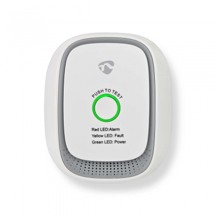 SmartLife Gasdetector | Zigbee 3.0 | Netvoeding | Levenscyclus sensor: 5 Jaar | EN 50194-1:2009 | Android™ / IOS | Met testknop | 75 dB | Wit