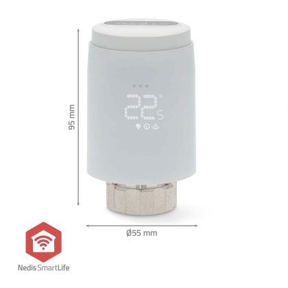 SmartLife Radiatorbediening | Zigbee 3.0 | Batterij Gevoed | LED | Android™ / IOS