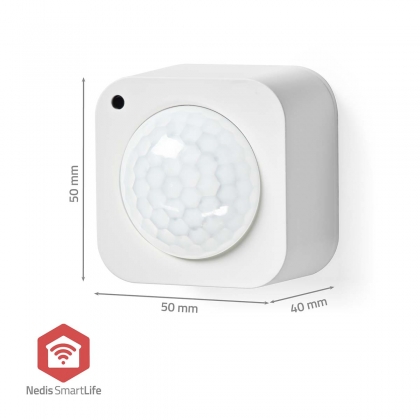 SmartLife Bewegingssensor | Zigbee 3.0 | Batterij Gevoed / USB Gevoed | Detectiehoek: 100 ° | Detectiebereik: 7 m | Max. batterijduur: 24 Maanden | Wit