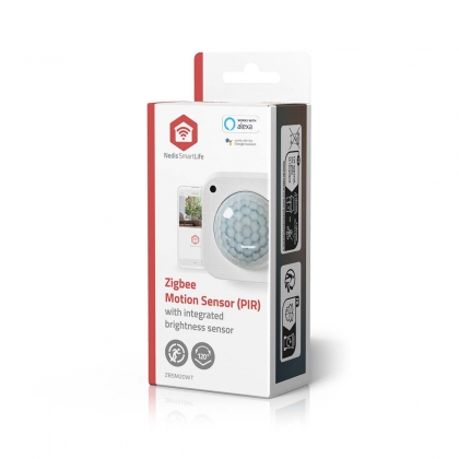 SmartLife Bewegingssensor | Zigbee 3.0 | Batterij Gevoed / USB Gevoed | Detectiehoek: 100 ° | Detectiebereik: 7 m | Max. batterijduur: 24 Maanden | Wit