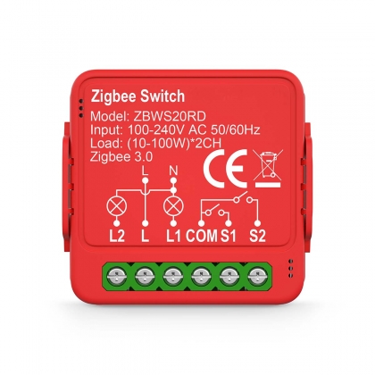 SmartLife Modules | Zigbee 3.0 | 2x100 W | Kroonsteen | App beschikbaar voor: Android™ / IOS