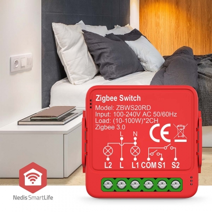 SmartLife Modules | Zigbee 3.0 | 2x100 W | Kroonsteen | App beschikbaar voor: Android™ / IOS