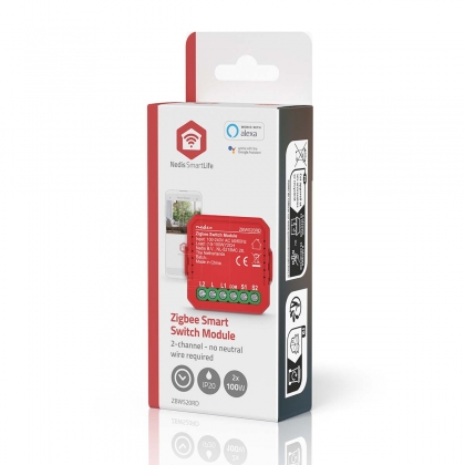 SmartLife Modules | Zigbee 3.0 | 2x100 W | Kroonsteen | App beschikbaar voor: Android™ / IOS