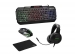 Gaming set met muis - toetsenbord - bluetooth hoofdtelefoon - muismat