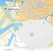 Keyfinder | Geschikt voor: Apple Find My App | Batterij Gevoed | 3x CR2032 | Incl. batterij(en) | Bluetooth® versie: 5.1 | Batterijlevensduur tot: 1 Jaar | Wit | 3 Stuks