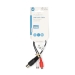 DIN-Audiokabel | DIN 5-Pins Male | 2x RCA Female | Vernikkeld | 0.20 m | Rond | PVC | Zwart | Label