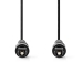 Optische Audiokabel | TosLink Male | TosLink Male | 10.0 m | Rond | PVC | Zwart | Label