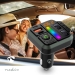 FM-Audiotransmitter voor Auto | Gefixeerd | Handsfree bellen | 1 " | Amber-Scherm | Bluetooth® | PD 18 W / PD 24 W | Snelladen | Bass boost | Google Assistant / Siri | Zwart