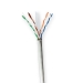 Netwerk Kabel Rol | CAT6 | Solid | U/UTP | CCA | 100.0 m | Binnenshuis | Rond | PVC | Grijs | Trekdoos