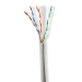 Netwerk Kabel Rol | CAT6 | Stranded | U/UTP | CCA | 305.0 m | Binnenshuis | Rond | PVC | Grijs | Trekdoos