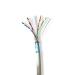 Netwerk Kabel Rol | CAT6 | Stranded | F/UTP | Koper | 305.0 m | Binnenshuis | Rond | LSZH | Grijs | Trekdoos