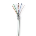 Netwerk Kabel Rol | CAT6 | Solid | S/FTP | Koper | 100.0 m | Binnenshuis | Rond | LSZH | Grijs | Trekdoos