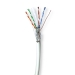 Netwerk Kabel Rol | CAT6 | Solid | S/FTP | Koper | 305.0 m | Binnenshuis | Rond | LSZH | Grijs | Trekdoos