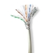 Netwerk Kabel Rol | CAT6a | Solid | S/FTP | Koper | 100.0 m | Binnenshuis | Rond | LSZH | Grijs | Gift Box