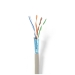 Netwerk Kabel Rol | CAT6 | Solid | F/UTP | Koper | 50.0 m | Binnenshuis | Rond | PVC | Grijs | Gift Box