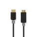 DisplayPort-Kabel | DisplayPort Male | HDMI™ Connector | 4K@30Hz | Verguld | 1.00 m | Rond | PVC | Antraciet | Doos