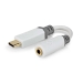 USB-C™ Adapter | USB 2.0 | USB-C™ Male | 3,5 mm Female | 0.10 m | Rond | Verguld | PVC | Wit | Doos