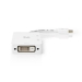 DisplayPort-Adapter | Mini-DisplayPort Male | DVI-D 24+1-Pins Female / HDMI™ Output / VGA Female 15p | 4K@60Hz | Vernikkeld | Schakelbaar | 0.20 m | Rond | ABS | ABS | Wit | Doos