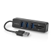 USB-Hub | 1x USB-A | 3x USB A Female | 5-Poorts poort(en) | USB 2.0 | USB Gevoed | SD & MicroSD