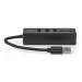 USB-Hub | USB-A Male | 3x USB A Female | 5-Poorts poort(en) | USB 3.2 Gen 1 | USB Gevoed | 5 Gbps | SD & MicroSD