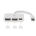 USB-Hub | 1x USB-C™ | 1x USB-C™ / 2x USB 2.0 A Female | 3 poort(en) | USB Gevoed